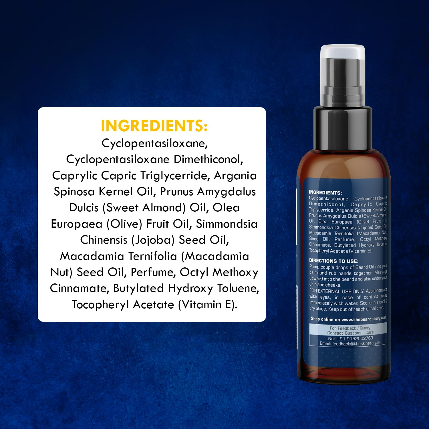 The Beard Story Beard Oil For Men | Grocsy