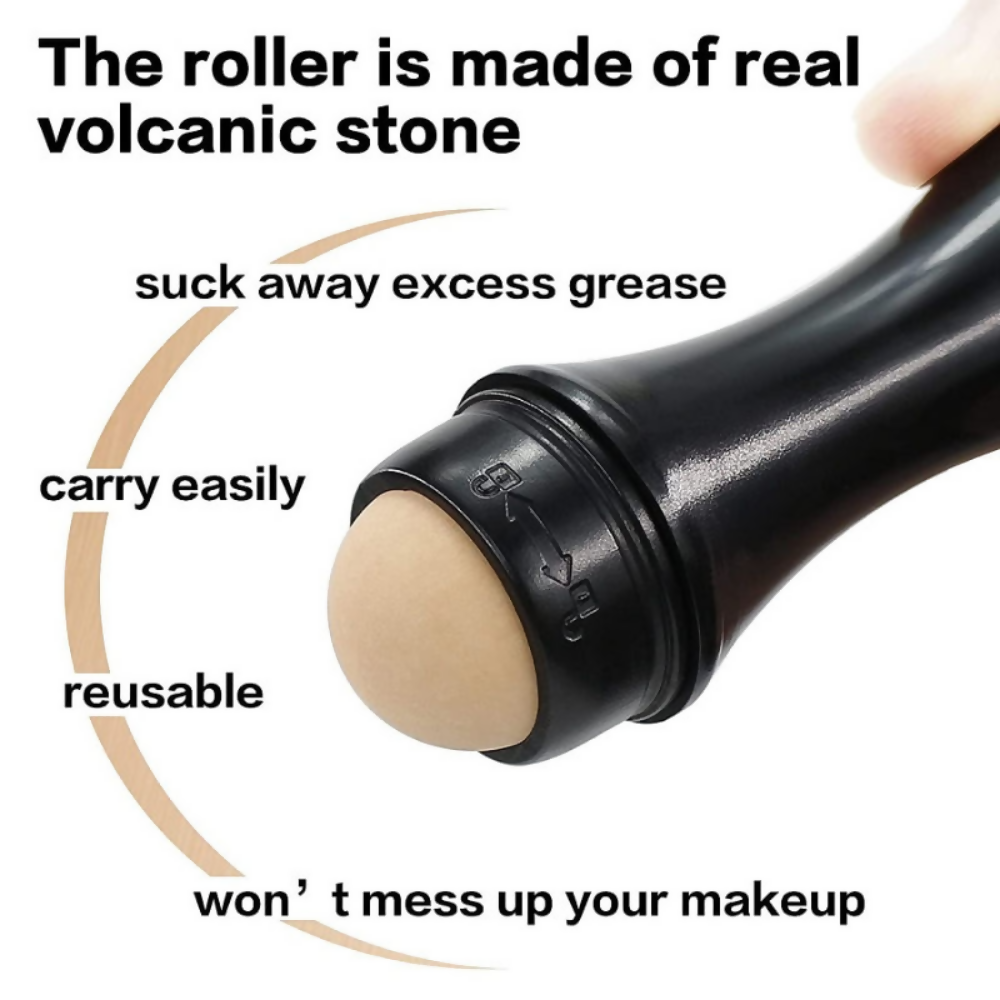 Bronson Professional Oil Absorbing Volcanic Face Roller | Grocsy