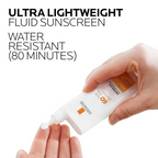La Roche-Posay Anthelios 60 Ultra Light Sunscreen Fluid For Face | Grocsy