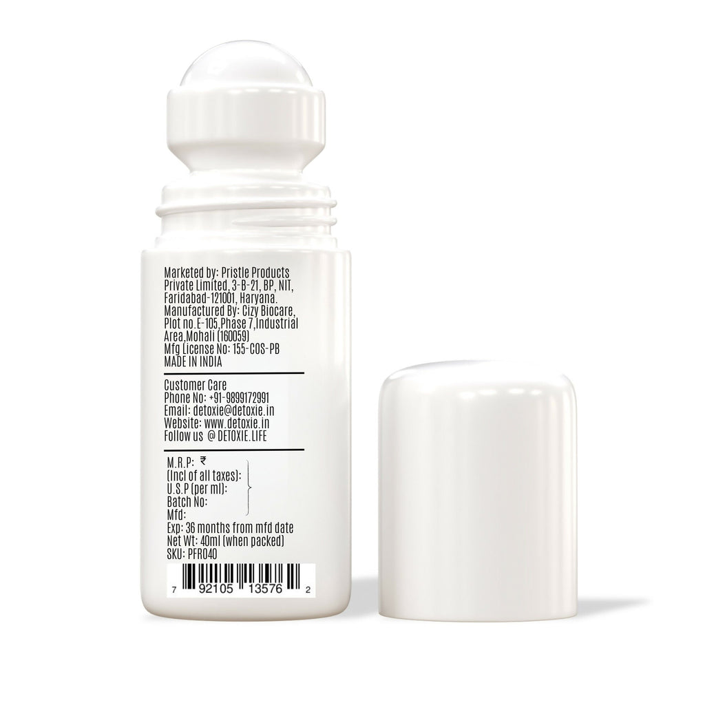 Detoxie 5% AHA BHA Underarm Lightening Deo Roll On (Pine Fresh) | Grocsy