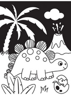Dreamland Publications Dinosaur Neon Colour and Sticker Dots Book Over 500 Stickers For Kids | Grocsy