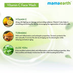 Mamaearth Vitamin C Face Wash For Skin Illumination | Grocsy