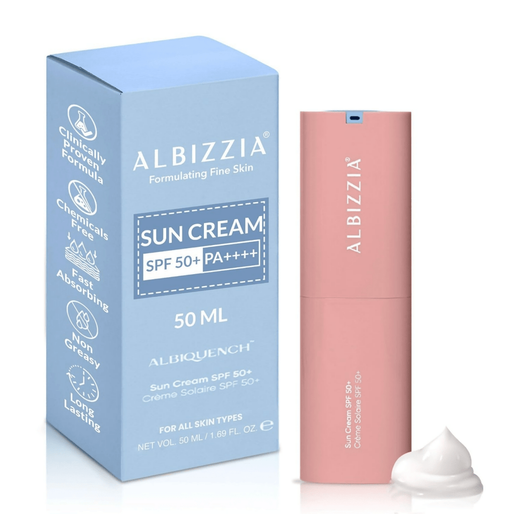 Albizzia Broad Spectrum Sunscreen SPF 50+ PA++++ | Grocsy