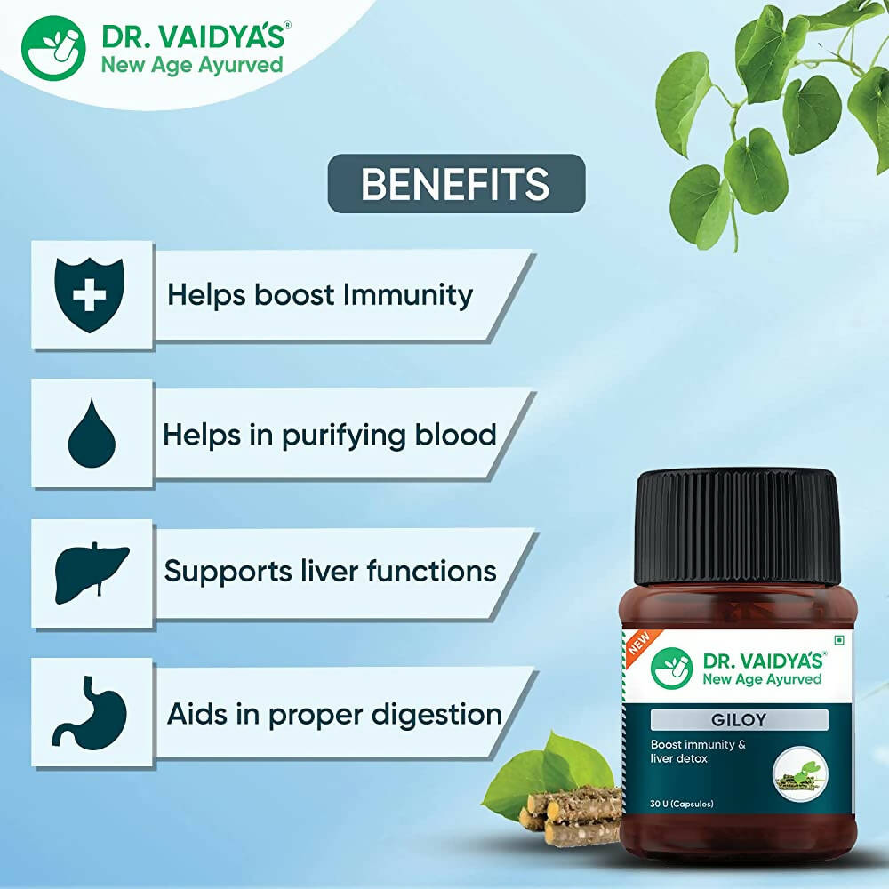 Dr. Vaidya's Giloy Capsules | Grocsy