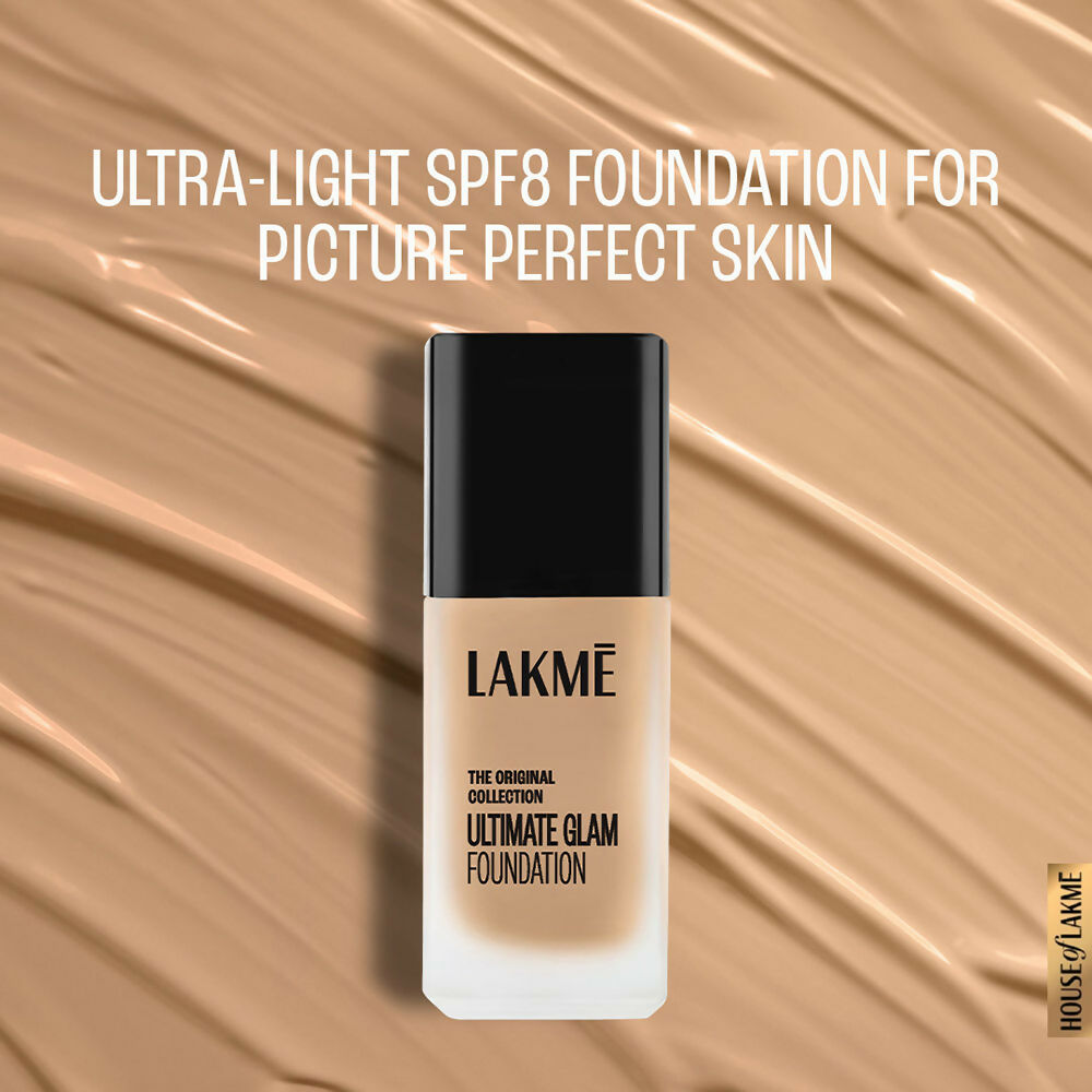 Lakme Ultimate Glam SPF 8 Foundation - Shade 02 | Grocsy