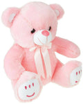 Jam & Honey Teddy Bear, Cute, Soft Toy (Pink) | Grocsy