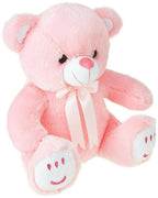 Jam & Honey Teddy Bear, Cute, Soft Toy (Pink) | Grocsy