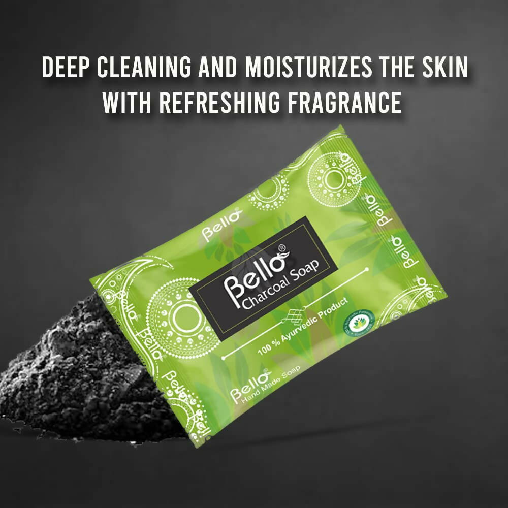 Bello Herbals Charcoal Soap | Grocsy
