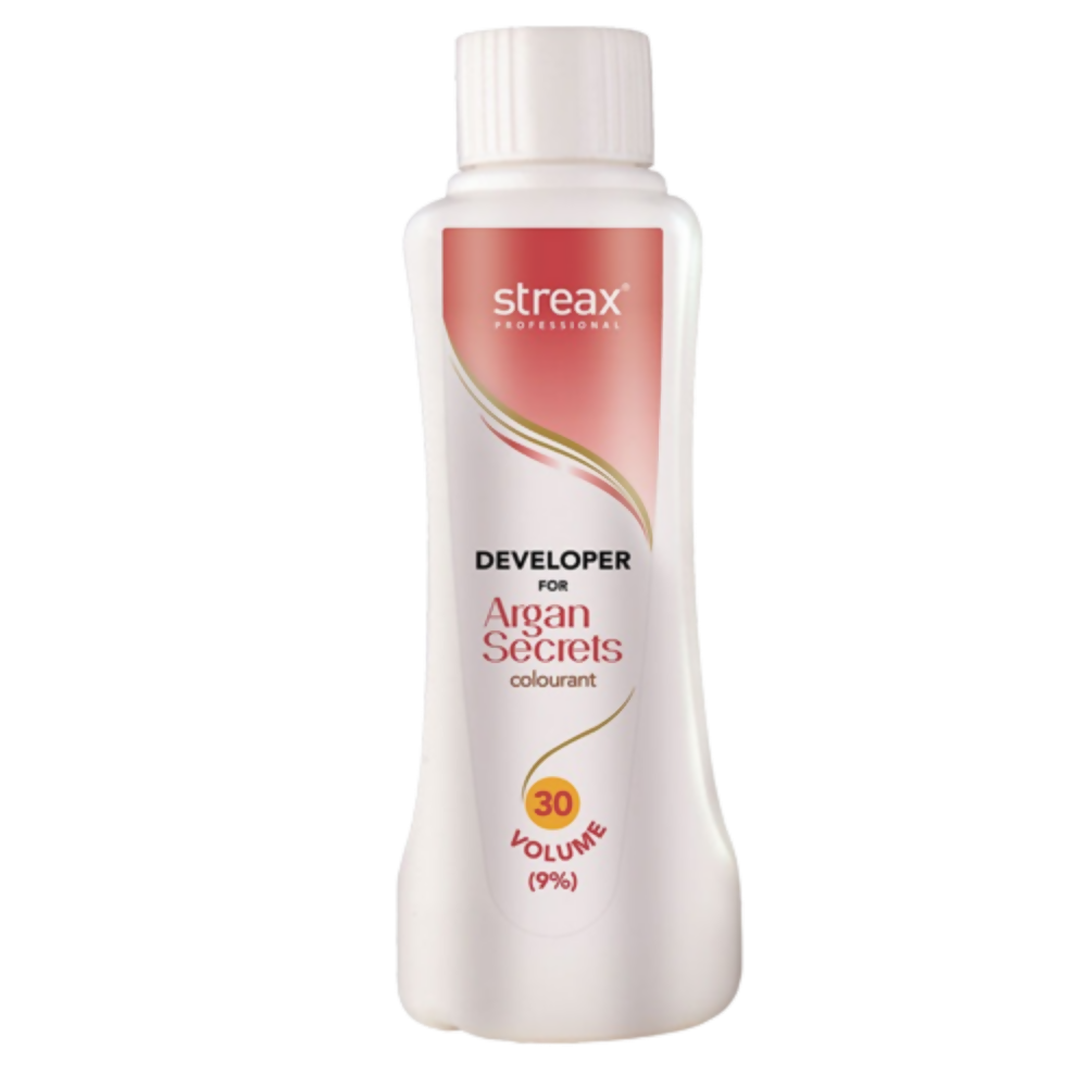 Streax Professional Developer for Argan Secrets Colourant - 30 Volume 9% | Grocsy