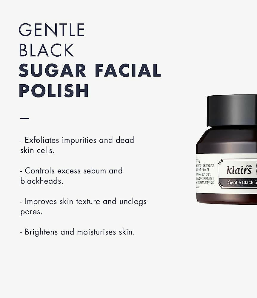 Dear Klairs Gentle Black Sugar Facial Polish | Grocsy