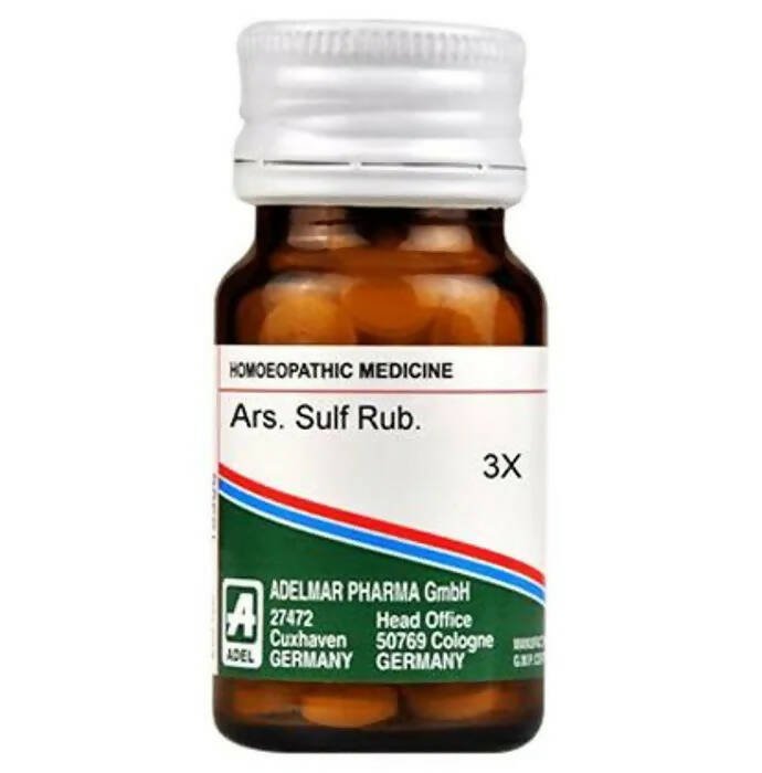 Adel Homeopathy Ars. Sulf Rub. 3X Tablets | Grocsy