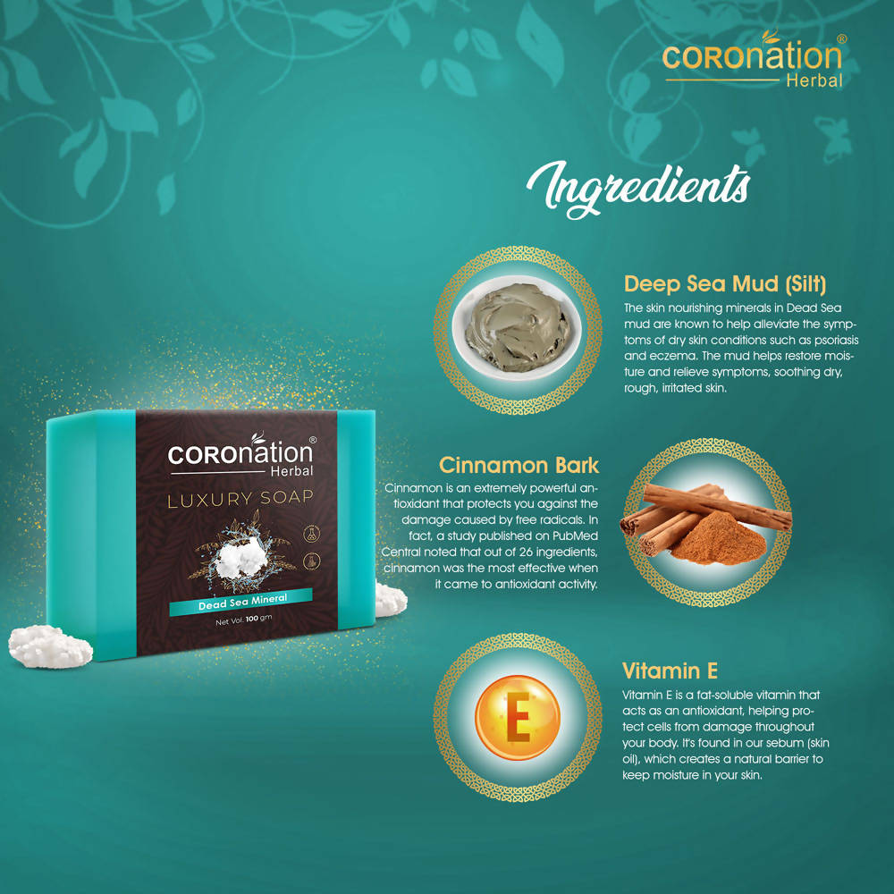 Coronation Herbal Dead Sea Mineral Luxury Soap | Grocsy