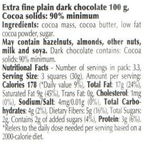 Lindt Excellence 90% Cocoa Dark Supreme Chocolate | Grocsy