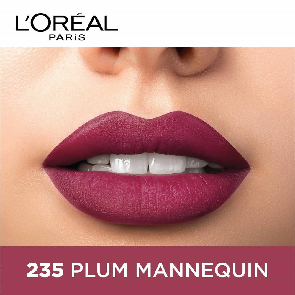 L'Oreal Paris Color Riche Moist Matte Lipstick - 235 Plum Mannequin | Grocsy