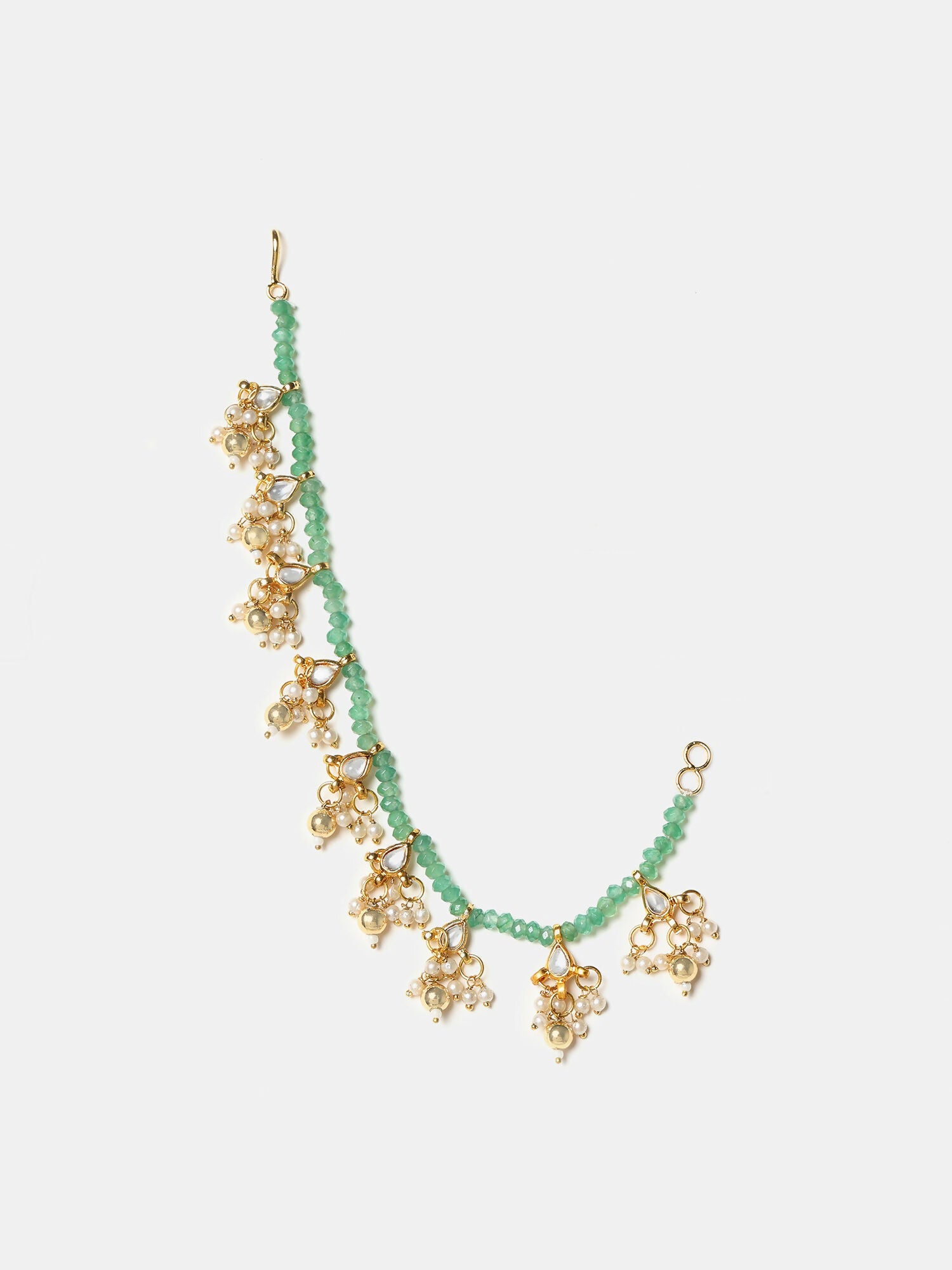 Ruby Raang Saanjh Hara Ear Chain | Grocsy