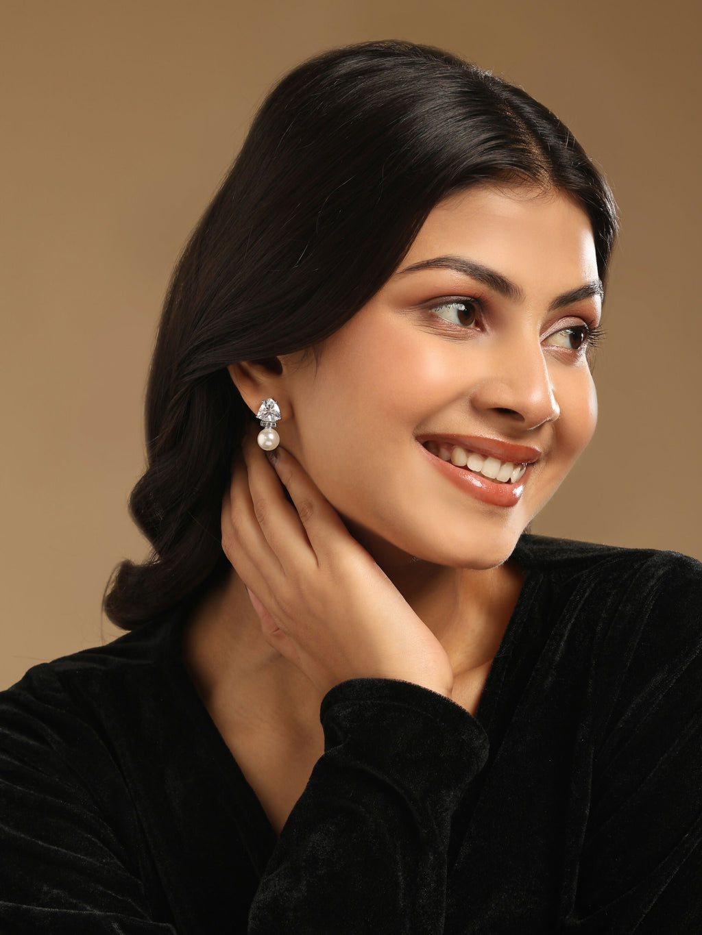 Nuyug Pearl Elegance Anti Tarnish Studs | Grocsy