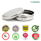 coconut Stainless Steel - Sleek Multipurpose Storage Container | Grocsy