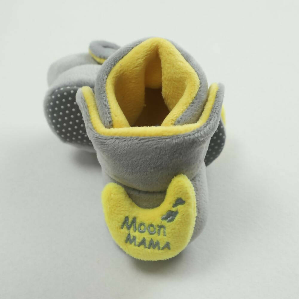 Tiny Bugs For Boys & Girls Baby Winter Booties - Grey | Grocsy