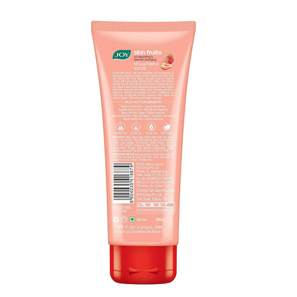 Joy Skin Fruits Strawberry Face Scrub | Grocsy