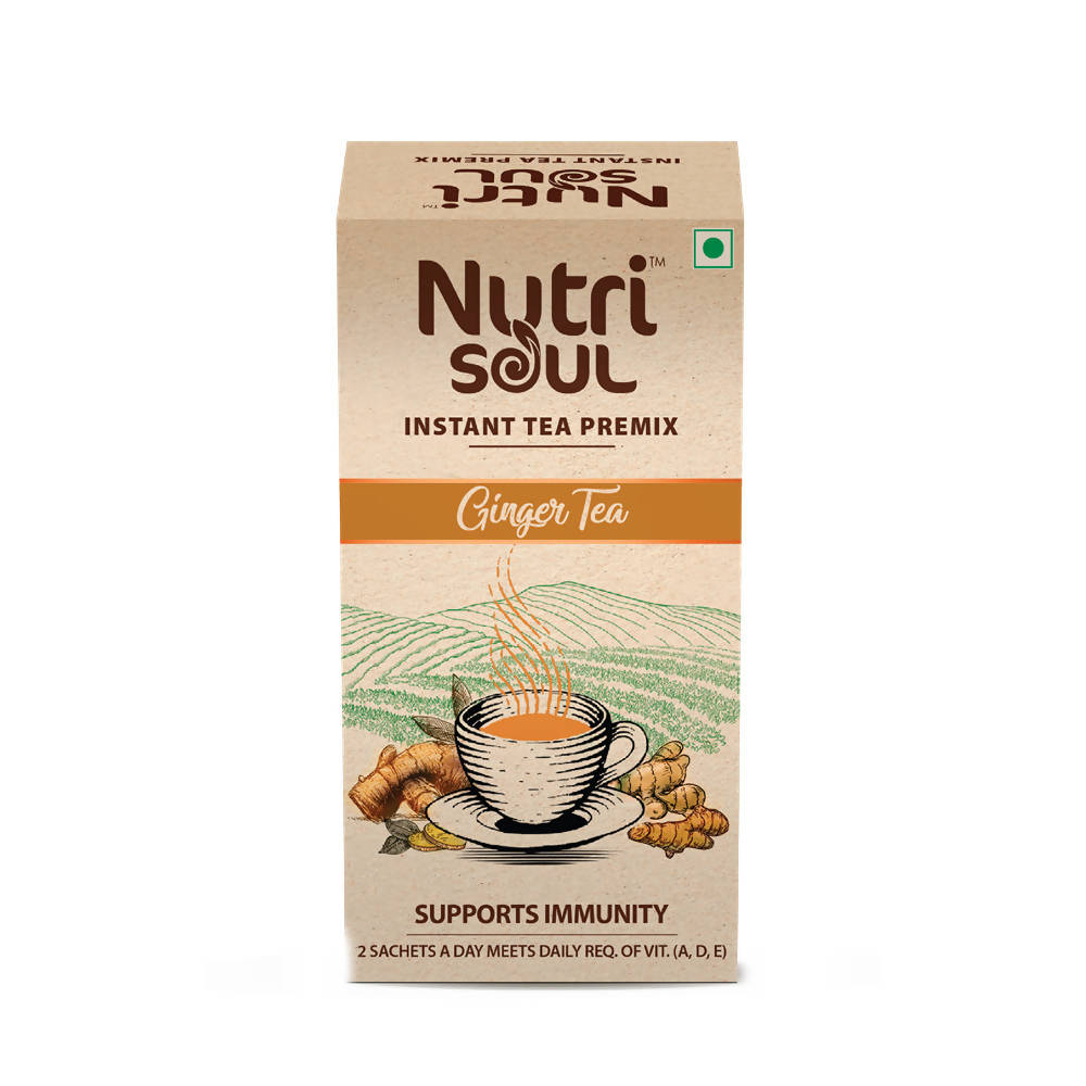 Nutrisoul Instant Tea Premix Ginger Tea | Grocsy
