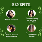 VedicAyurveda Natural Color Black Hair Kit | Grocsy
