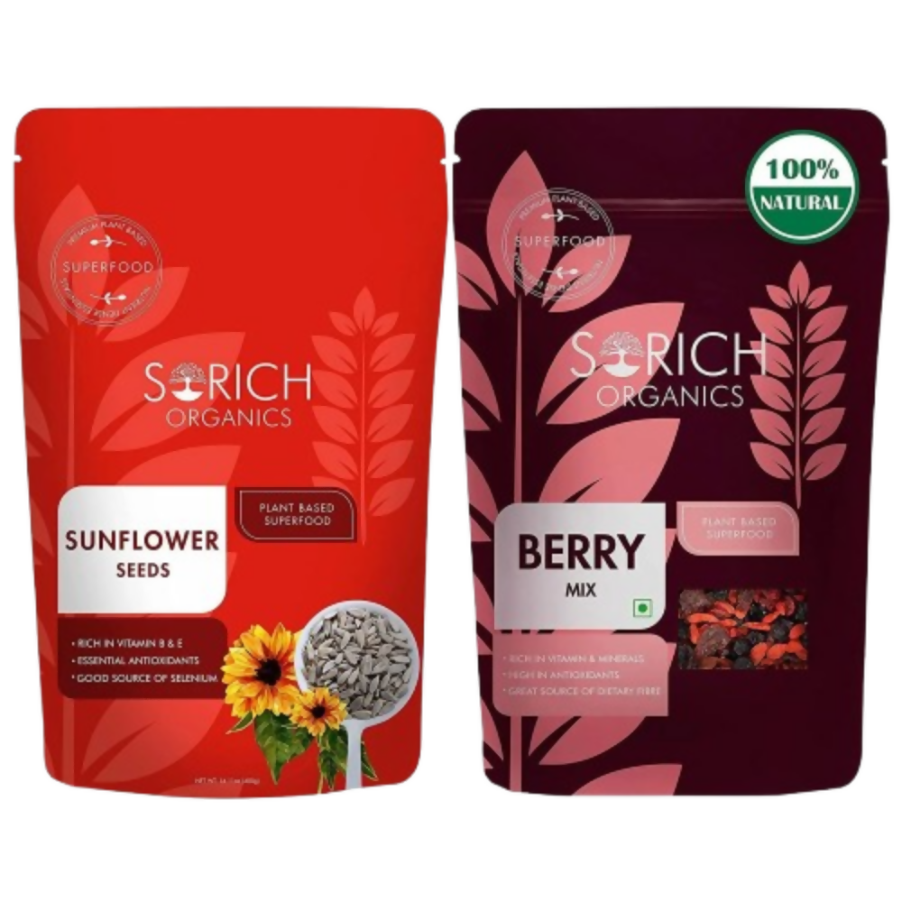 Sorich Organics Berries Mix and Sunflower Seeds | Grocsy
