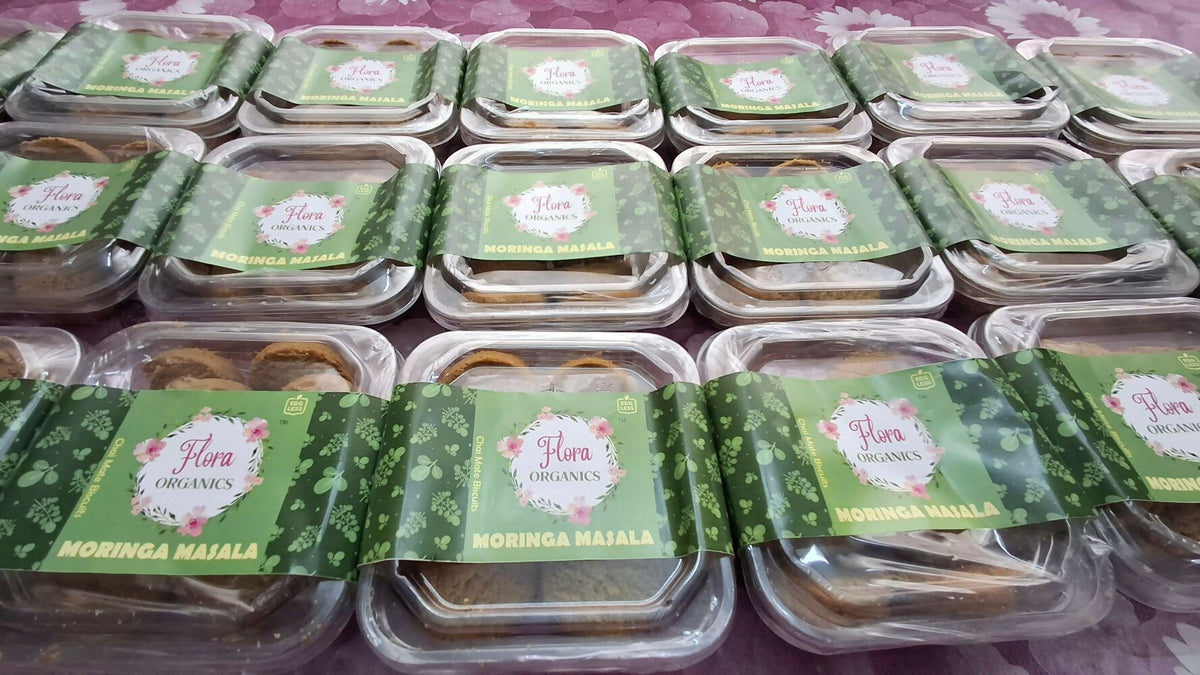 Flora Organics Moringa Masala Cookies | Grocsy