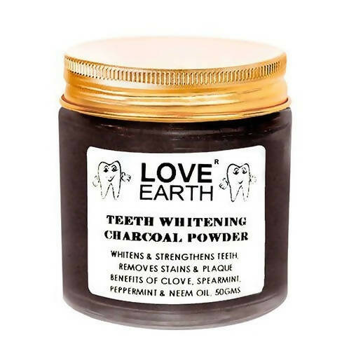 Love Earth Teeth Whitening Charcoal Powder | Grocsy