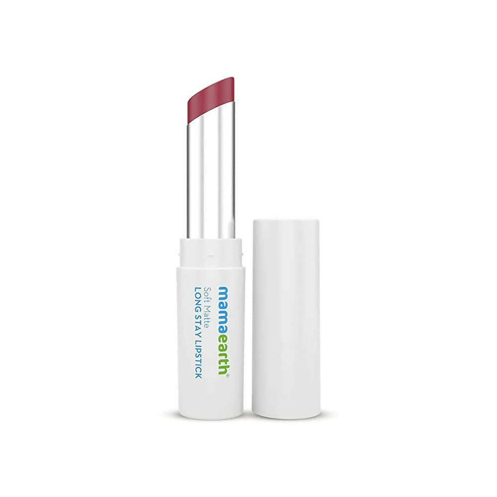 Mamaearth Soft Matte Long Stay Lipstick - Grape Wine | Grocsy