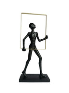 Sun Mun Decors Abstract Man Frame Black | Grocsy