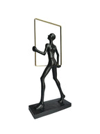 Sun Mun Decors Abstract Man Frame Black | Grocsy