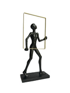 Sun Mun Decors Abstract Man Frame Black | Grocsy