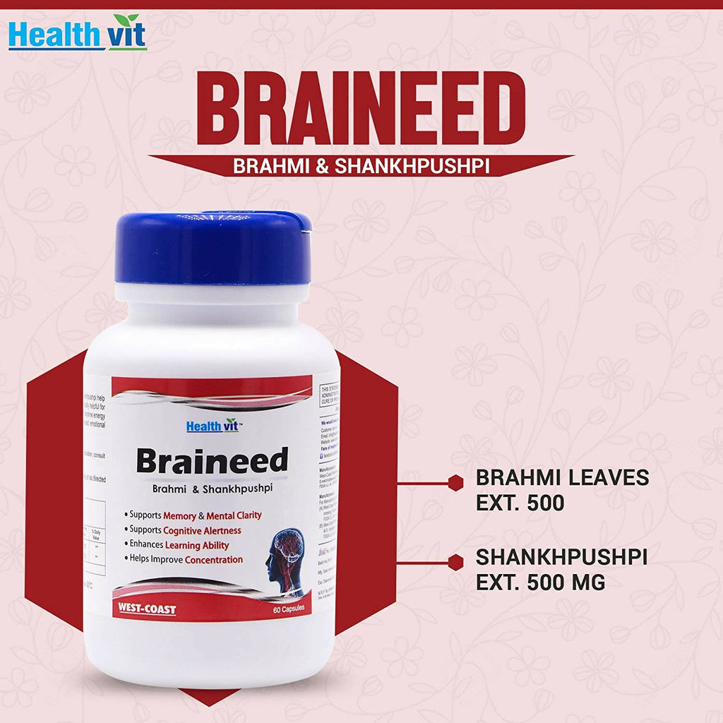 Healthvit Braineed Capsules | Grocsy