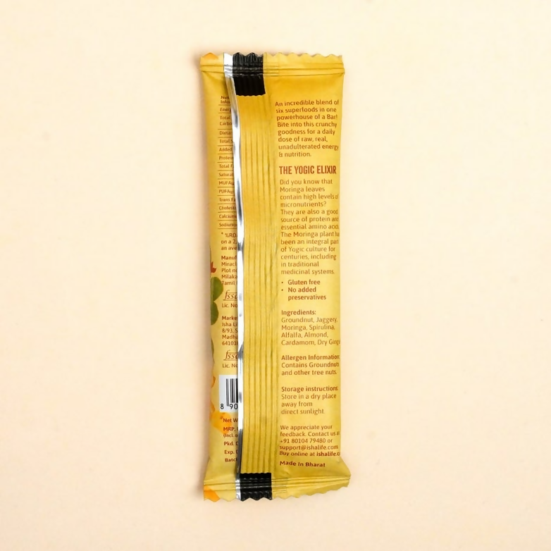 Isha Life Moringa Energy Bar | Grocsy