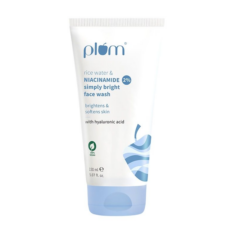 Plum 2% Niacinamide Face Wash With Rice Water | Grocsy