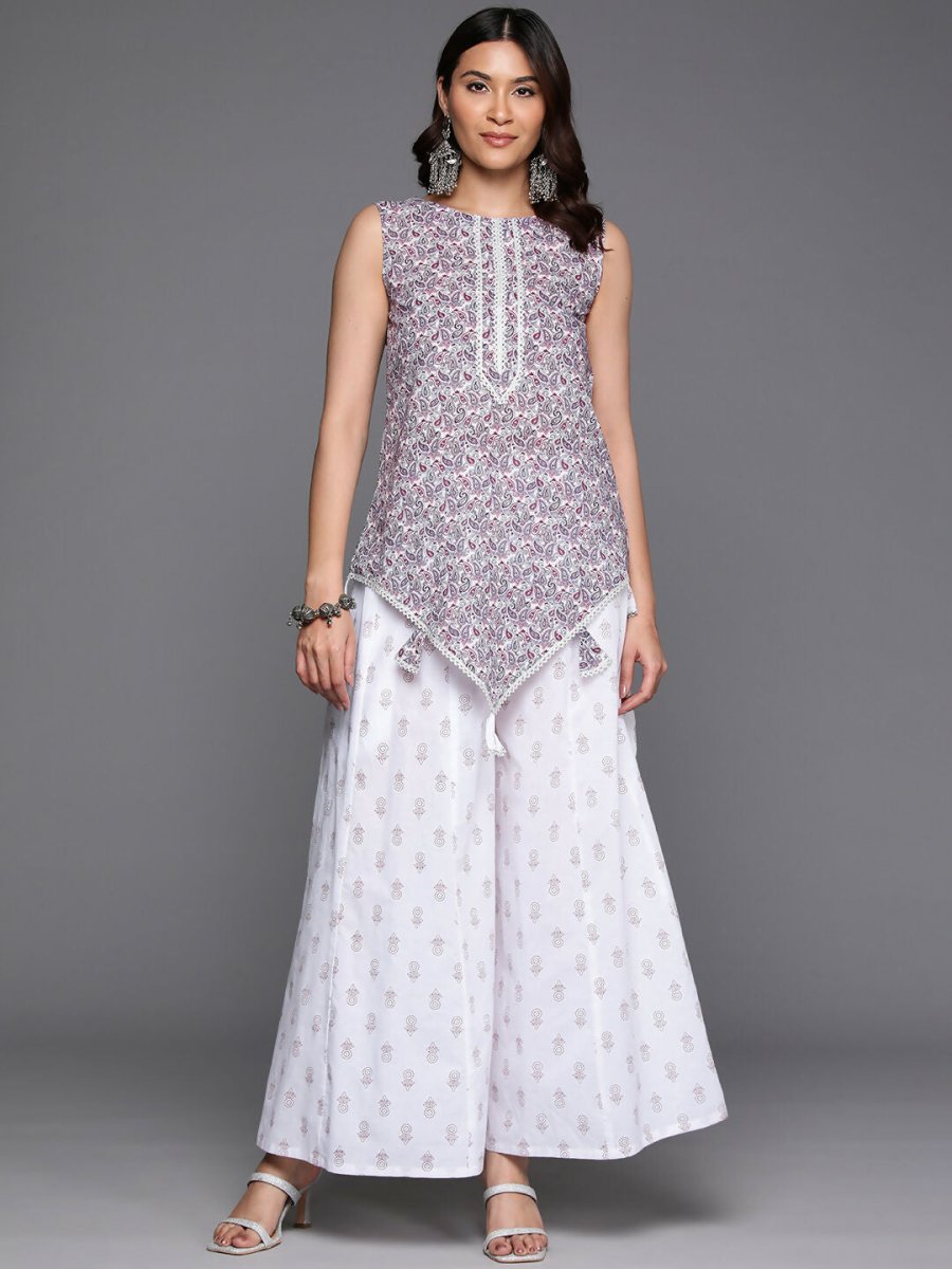 Ahalyaa Women's Traditional Wear Co-ods - Maroon | Grocsy