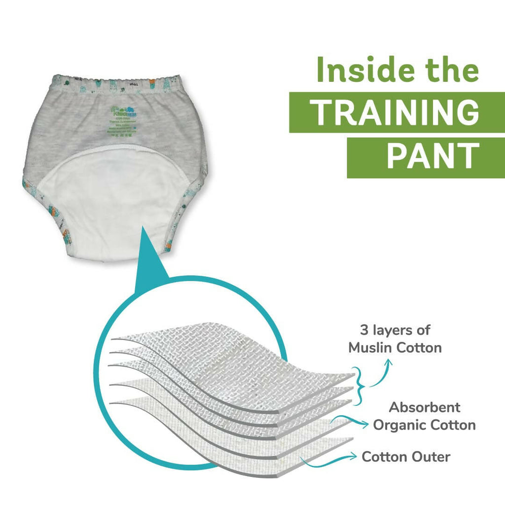 Kindermum Polka-Stars Set Of 2 Training Pants For Kids | Grocsy