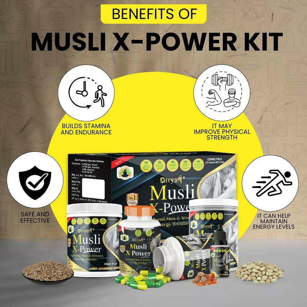 Divya Shree Musli X-Powder Kit | Grocsy