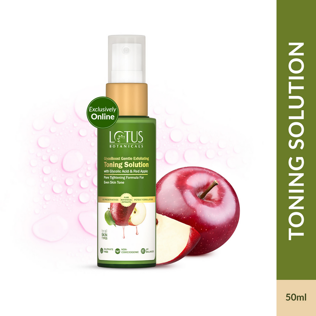 Lotus Botanicals GlycoBoost Gentle Exfoliating Toning Solution | Grocsy