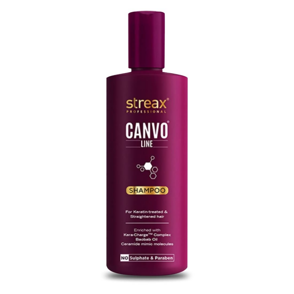 Streax Pro Canvo Line Shampoo, Conditioner & Serum For Straightened Hair | Grocsy