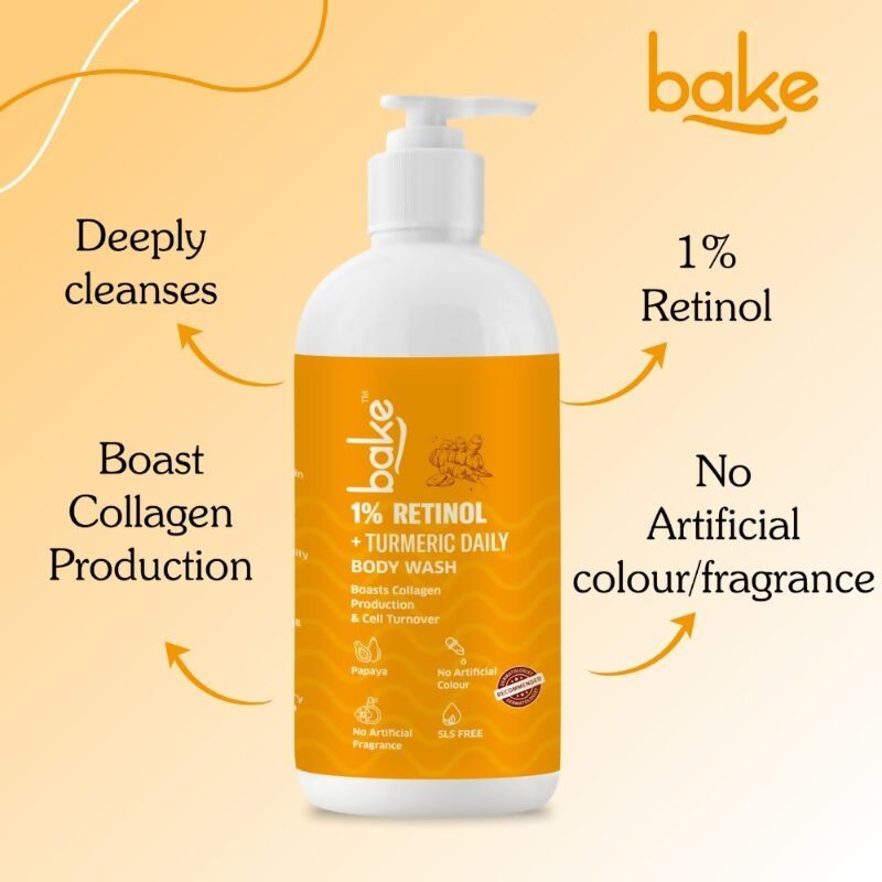 Bake 1% Turmeric Body Wash | Grocsy