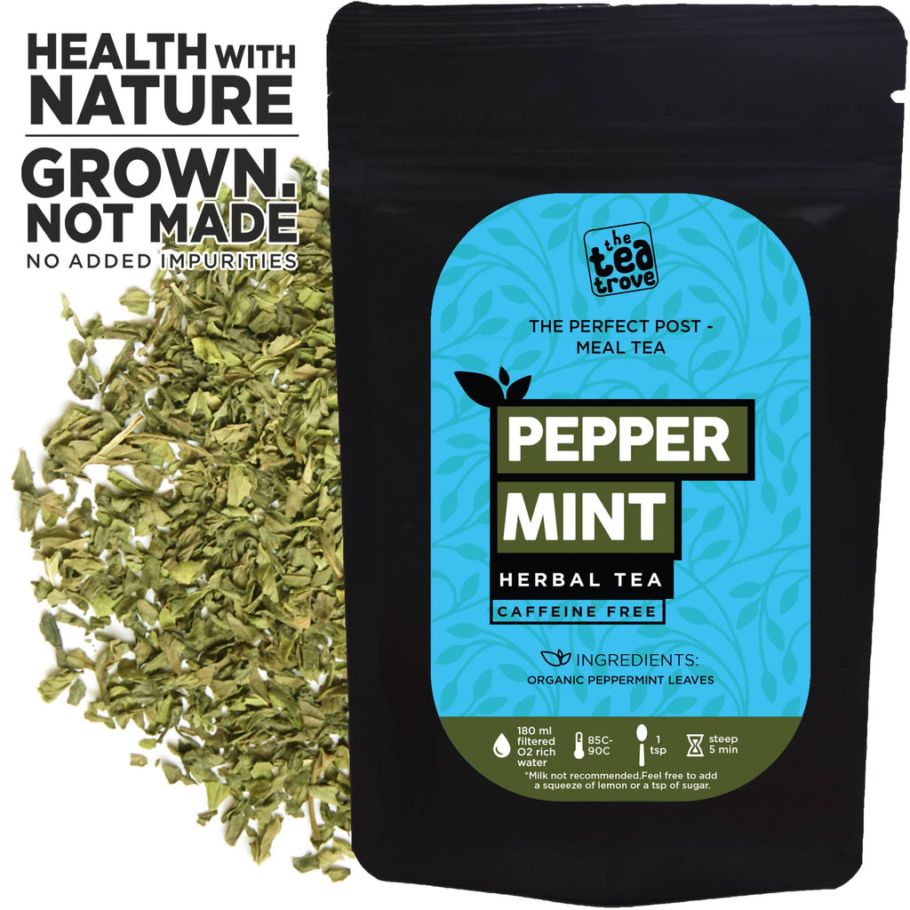 The Tea Trove - Peppermint Herbal Tea | Grocsy