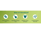 Happi Doggy Dental Chew Care Hip & Joint Support Rosehip & Okra | Grocsy