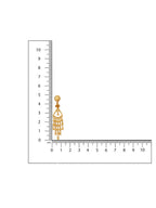 Ruby Raang Gold Dangler Earrings | Grocsy