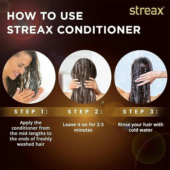 Streax Glossy Serum Shine Hair Conditioner For Dull & Dry Hair, With Silicon Actives for Shiny Hair & Frizz Control | Grocsy