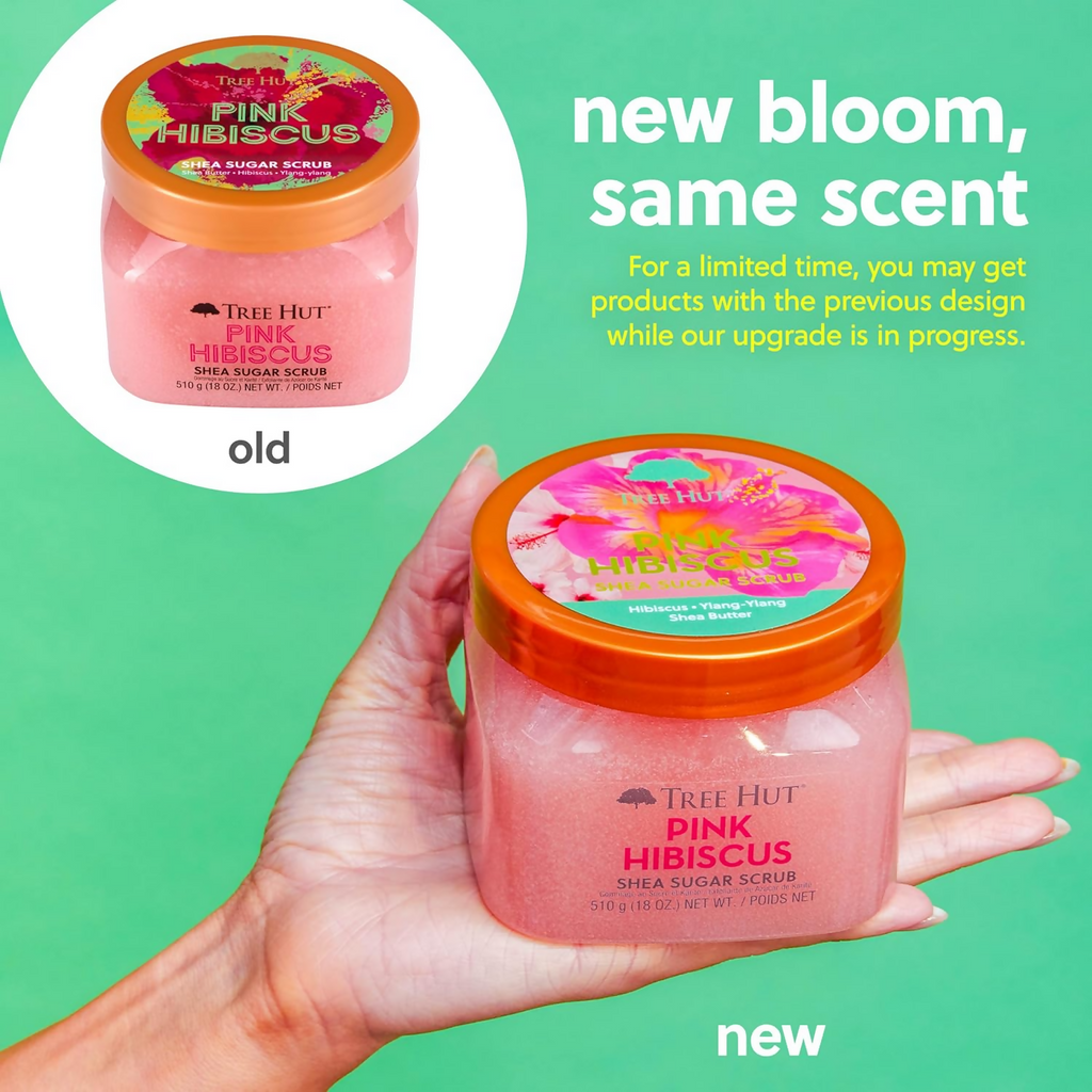 Tree Hut Pink Hibiscus Shea Sugar Scrub | Grocsy