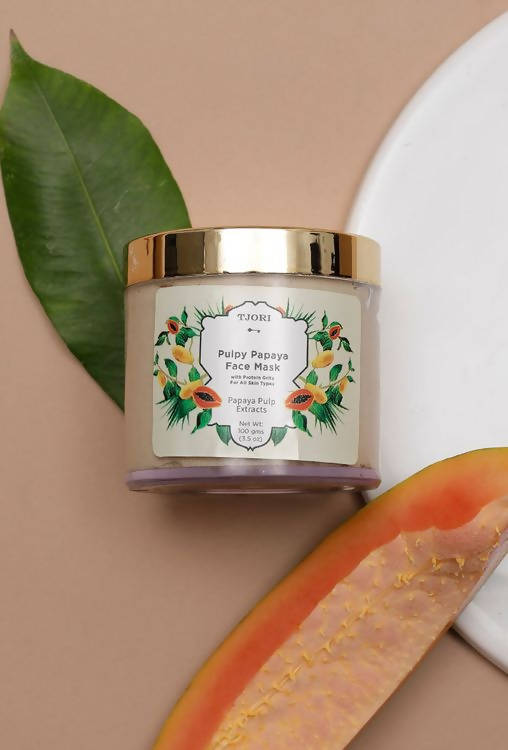 Tjori Pulpy Papaya Face Mask | Grocsy