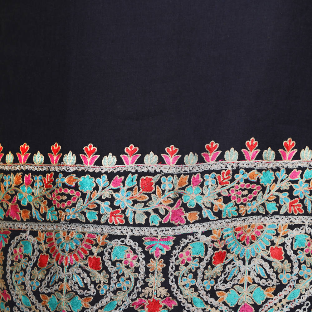 Nizalia Cashmere Fine Wool Paper Mache Shawl - Limited Time Offer | Grocsy