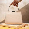 Joban Fashion Off White Fabric Clutch - Off White | Grocsy