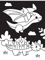 Dreamland Publications Dinosaur Neon Colour and Sticker Dots Book Over 500 Stickers For Kids | Grocsy